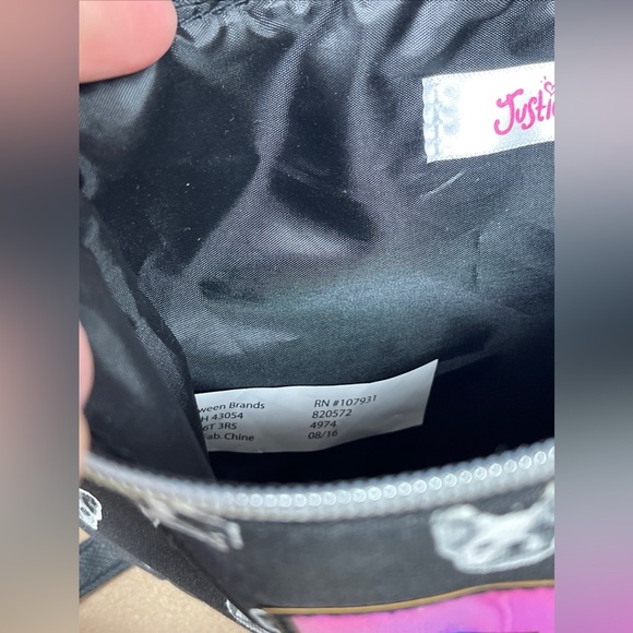 Justice Girls “Z” Initial Dogs Pug Purse Pocketbook Bag Shoulder Zoey - Picture 8 of 13